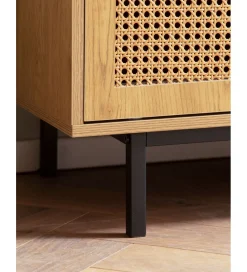 WOHNLING, GERMANY Stolik pod TV WOHNLING 120 cm w optyce dąb