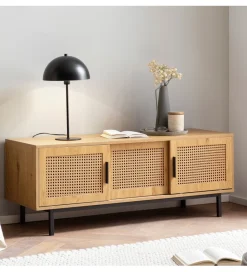 WOHNLING, GERMANY Stolik pod TV WOHNLING 120 cm w optyce dąb