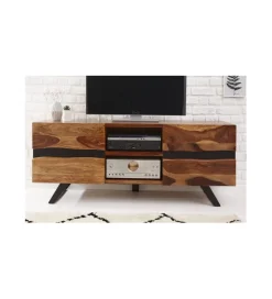 Invicta Interior Stolik pod TV ZAMBEZI Amazonas 160 cm drewno Sheesham