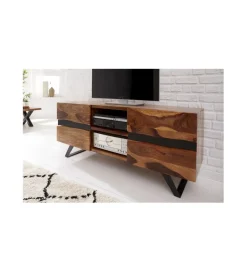 Invicta Interior Stolik pod TV ZAMBEZI Amazonas 160 cm drewno Sheesham