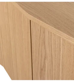 WOOOD Stolik pod TV ZUMA 200 cm drewno dębu naturalna