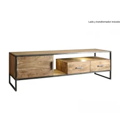Invicta Interior Stolik TV ARTAMA 175 cm drewno akacja