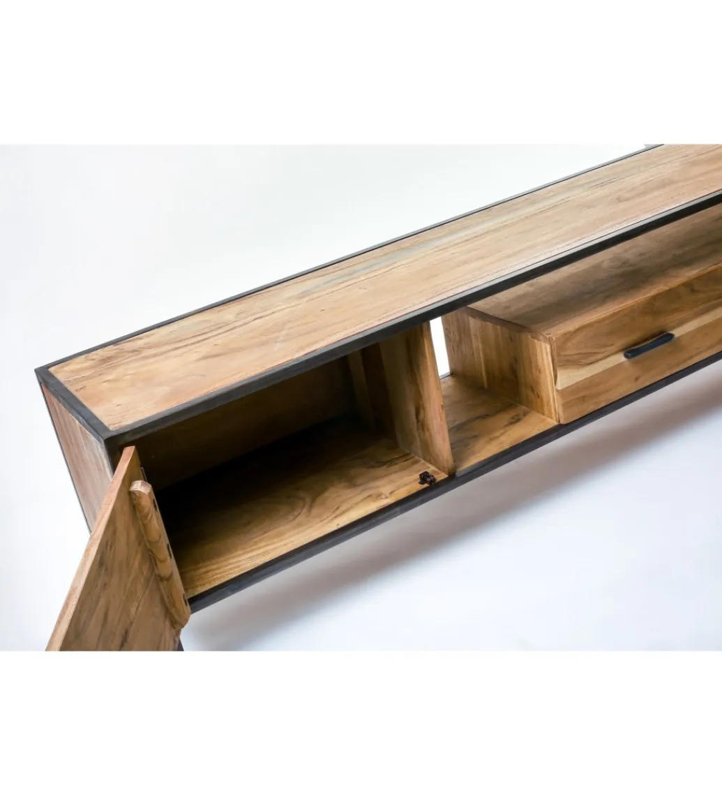 Invicta Interior Stolik TV ARTAMA 175 cm drewno akacja