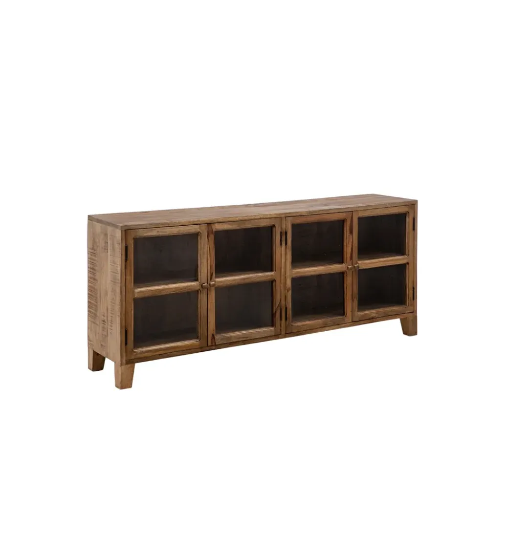 Zona-Design Stolik TV Iron Craft 160 cm drewno mango brąz