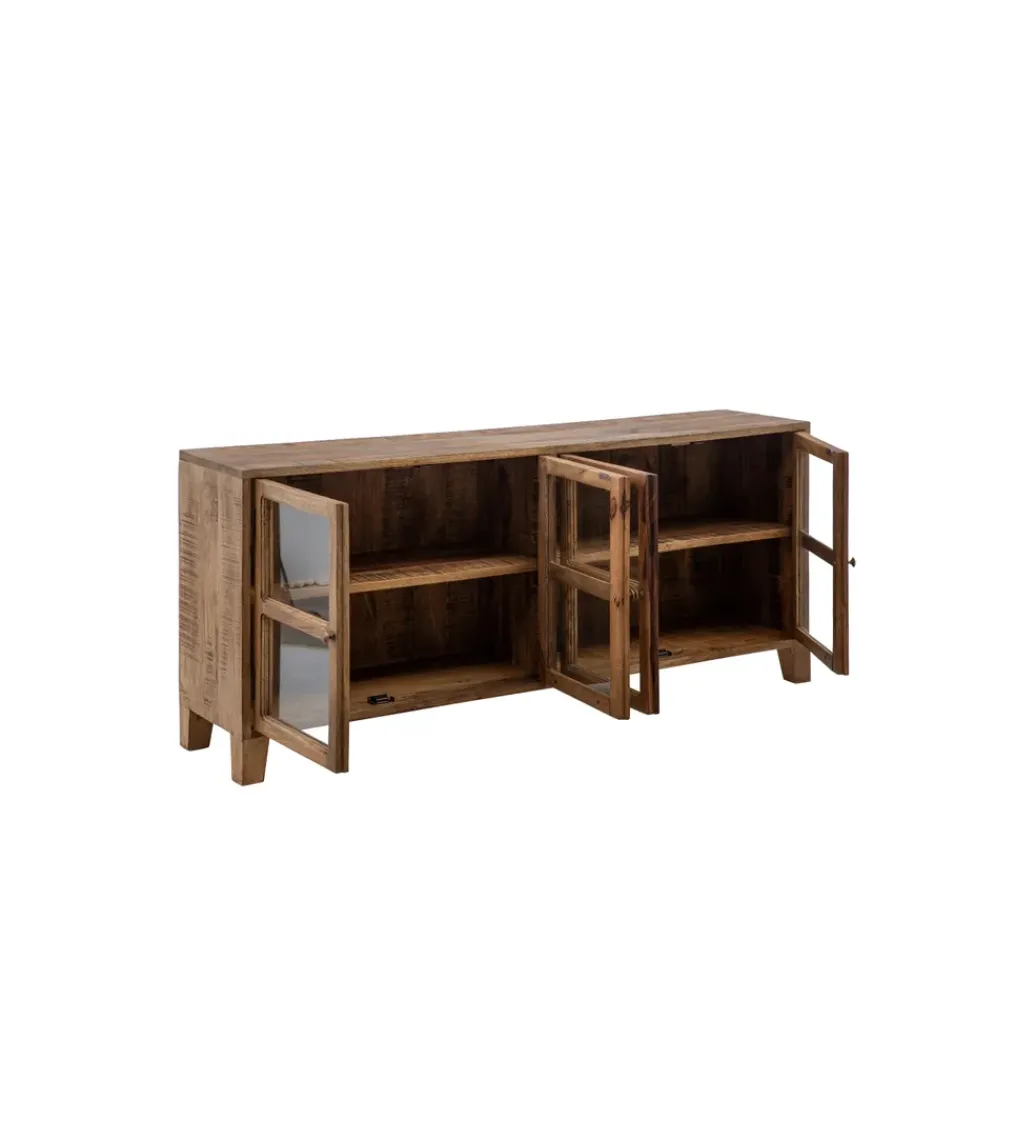 Zona-Design Stolik TV Iron Craft 160 cm drewno mango brąz