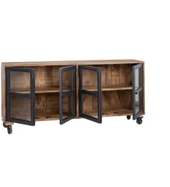 Zona-Design Stolik TV KORTADO 160 cm drewno mango