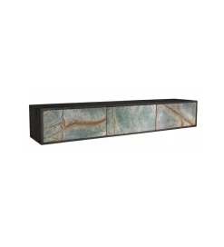 Invicta Interior Stolik wiszący pod TV MONTANAS 160 cm drewno akacja