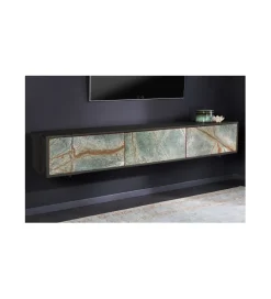 Invicta Interior Stolik wiszący pod TV MONTANAS 160 cm drewno akacja