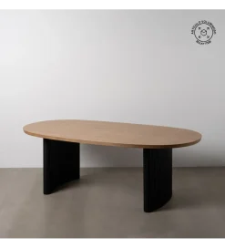 Zona-Design Stół ORLEANS 220 cm naturalny, czarny