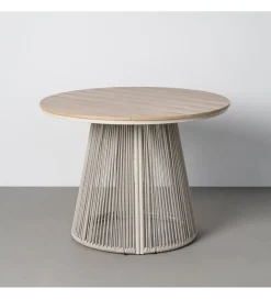 Zona-Design Stół OROTENA 100 cm naturalny biały