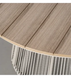 Zona-Design Stół OROTENA 100 cm naturalny biały