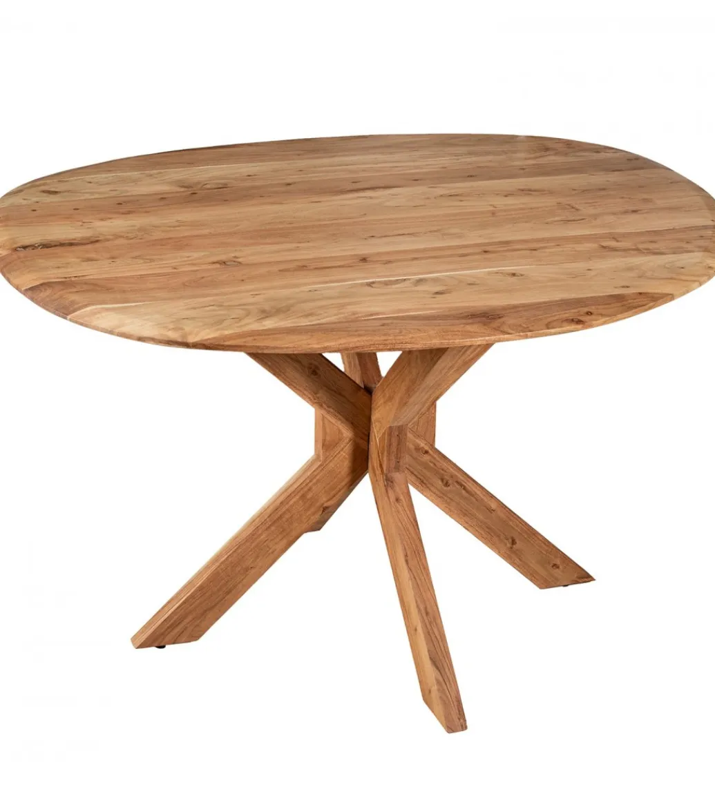 Exclusivas Stół OVALU 140 cm drewno mango