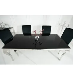 Invicta Interior Stół OXANA Modern Barock 200 cm czarny
