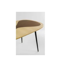 KARE Stół PETAL 150 x 90 cm naturalny czarny
