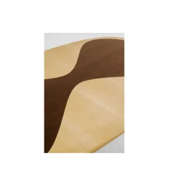 KARE Stół PETAL 150 x 90 cm naturalny czarny