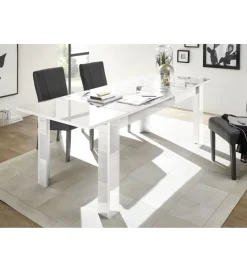 MCA Linia Włoska Stół PRISMA 137 Cm - 185 Cm Biały