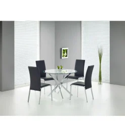 Halmar Stół RAYMOND 100 cm transparentny