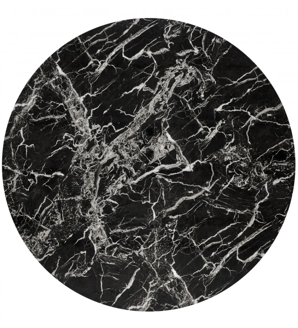 Halmar Stół RAYMOND II 100 cm w optyce czarnego marmuru