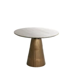 L&L Stół RIANNE 100 cm antyczny brąz