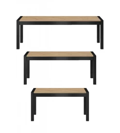 Helvetia Stół Rozkładany AKTIV 160 cm - 240 cm w optyce dąb Taurus