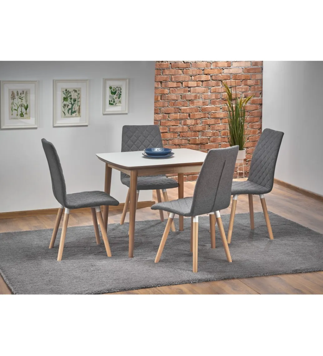 Halmar Stół rozkładany BARRET 90 cm - 190 cm biały