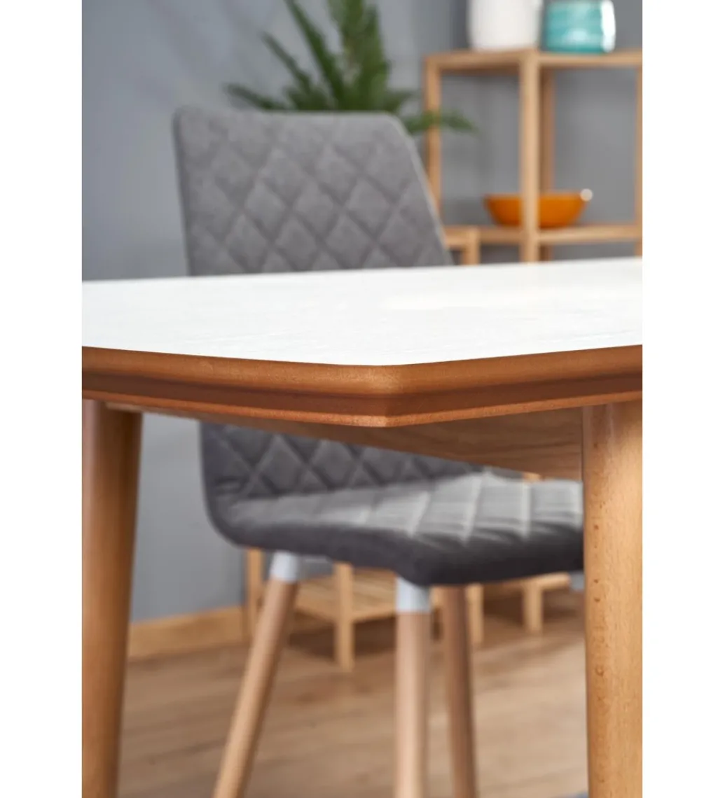 Halmar Stół rozkładany BARRET 90 cm - 190 cm biały