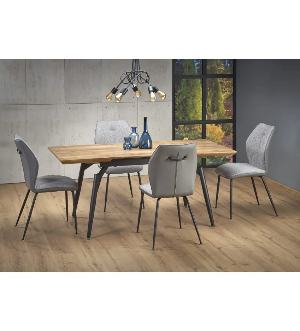 Halmar Stół rozkładany CAMBELL 140 cm - 180 cm w kolorze dąb naturalny