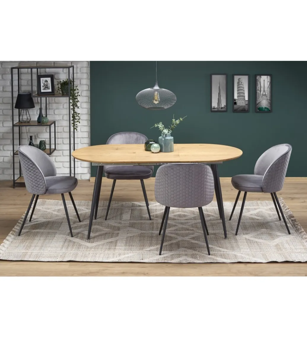 Halmar Stół rozkładany COLORADO 120 cm - 160 cm w kolorze dąb złoty