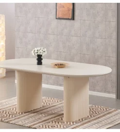Exclusivas Stół rozkładany COMEDOR od 160 cm do 200 cm beżowy