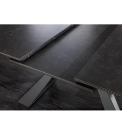 Invicta Interior Stół rozkładany CONCORD 180 do 230 cm ceramika marmurowy grafitowy
