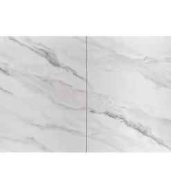 Halmar Stół rozkładany DANCAN 160 cm - 220 cm ceramika w optyce białego marmuru