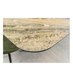 Invicta Interior Stół rozkładany ELEMENTS od 180 do 260 cm blat ceramika w optyce marmuru