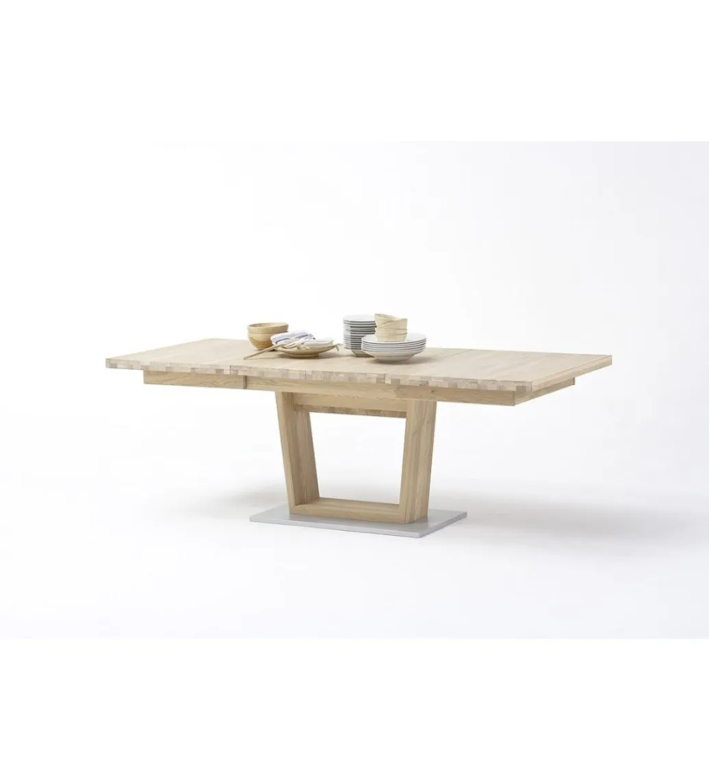 MCA Stół rozkładany ESPERO 140 cm - 220 cm W Kolorze dąb Bianco