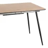 Zona-Design Stół rozkładany ESTANDNO od 120 do 160 cm naturalny czarny