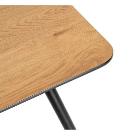 Zona-Design Stół rozkładany ESTANDNO od 120 do 160 cm naturalny czarny