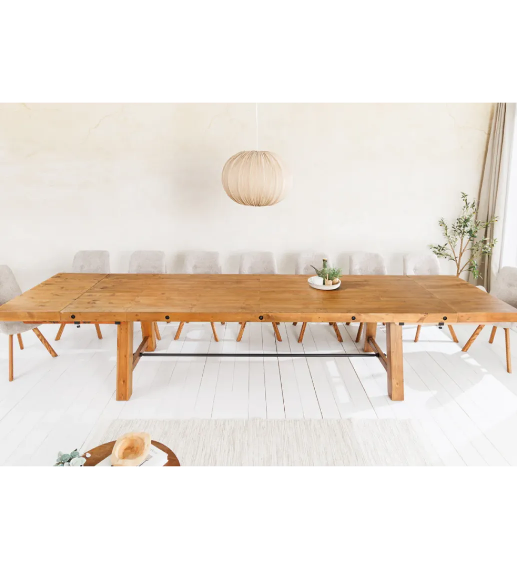 Invicta Interior Stół rozkładany FINCA 300 do 400 cm drewno sosna