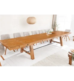 Invicta Interior Stół rozkładany FINCA 300 do 400 cm drewno sosna