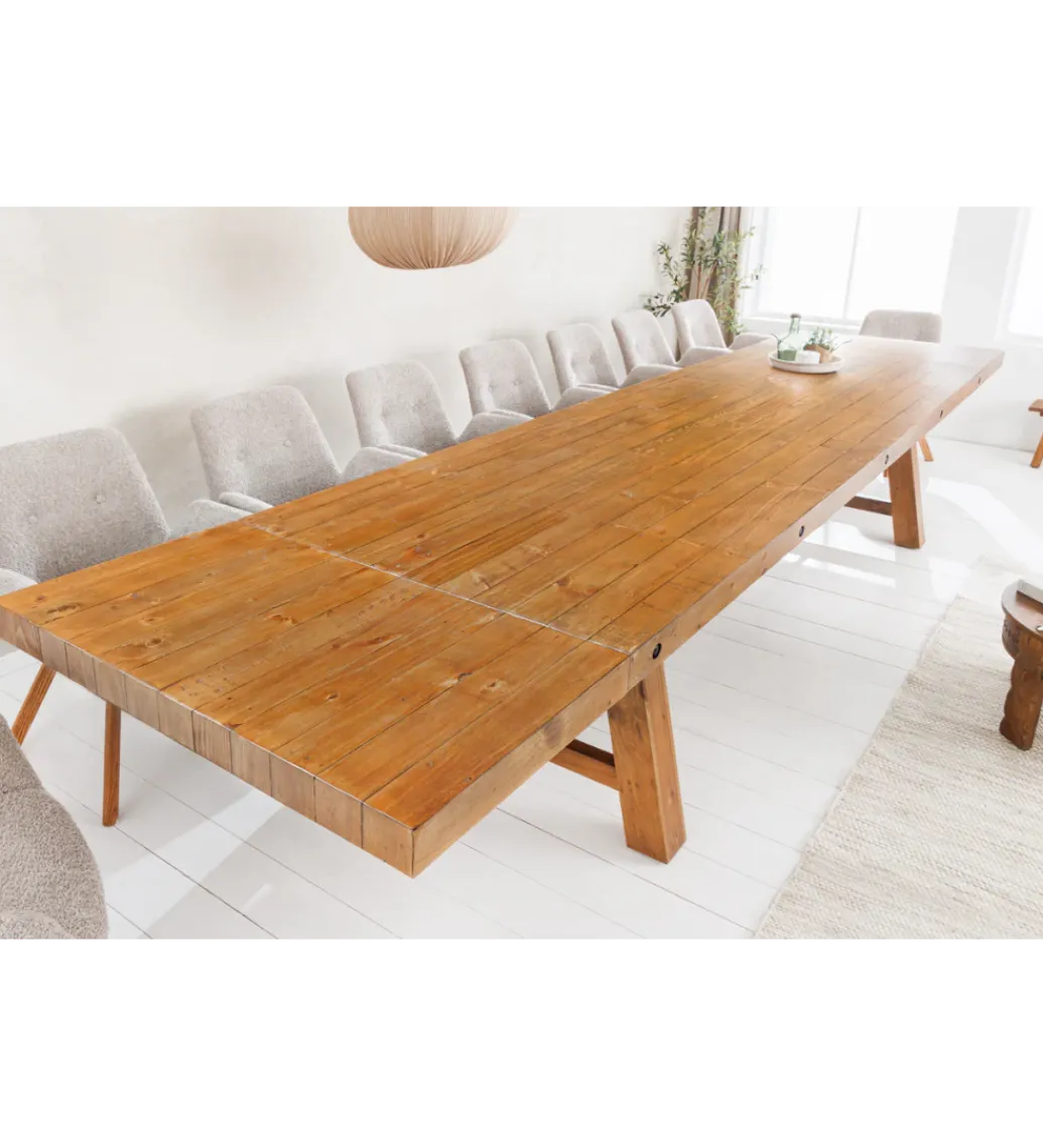 Invicta Interior Stół rozkładany FINCA 300 do 400 cm drewno sosna