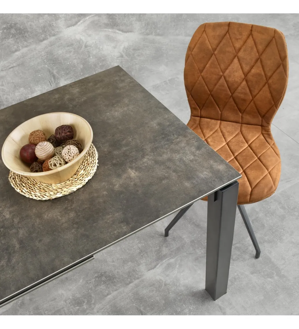Halmar Stół rozkładany HORIZON 120 cm - 180 cm ceramiczny w optyce naturalnego kamienia