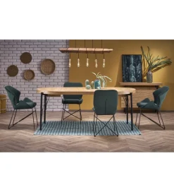 Halmar Stół rozkładany INFERNO 100 cm - 300 cm w optyce dębu naturalnego