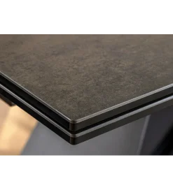 Invicta Interior Stół rozkładany INFINITY 180 cm 220 cm 260 cm rdzawoczarny ceramika