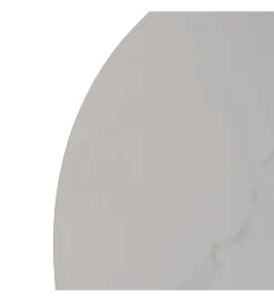 Zona-Design Stół rozkładany JAMEOX 120 cm czarny blat ceramika w optyce marmuru