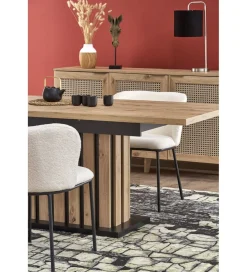 Halmar Stół rozkładany LAMELLO 130 cm - 180 cm w kolorze dąb artisan