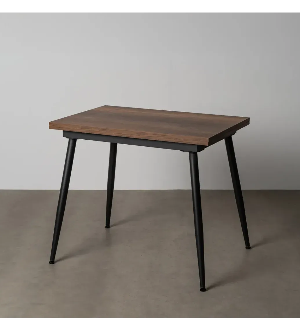 Zona-Design Stół rozkładany MARANO 90 cm odcień orzecha