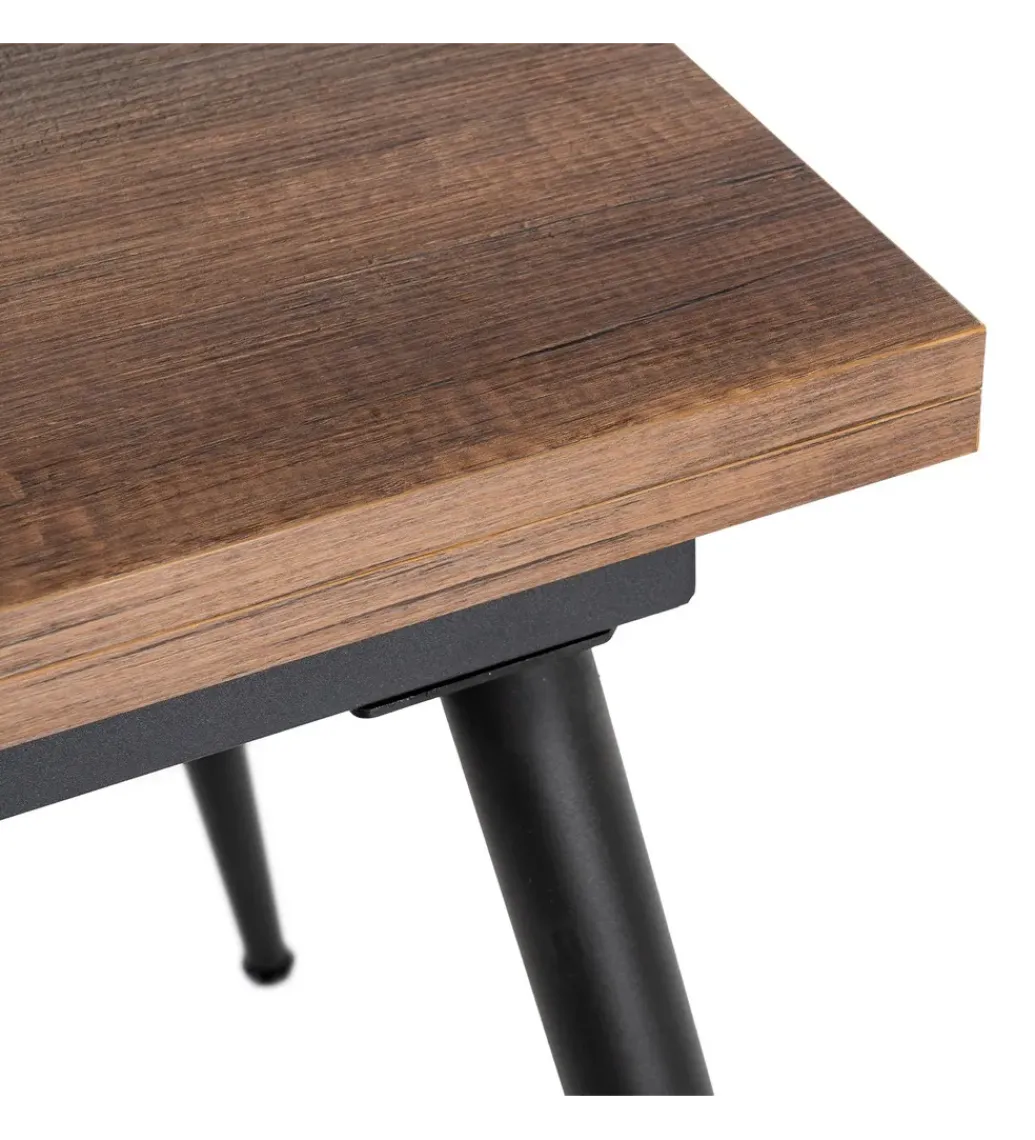 Zona-Design Stół rozkładany MARANO 90 cm odcień orzecha