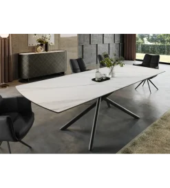 Invicta Interior Stół rozkładany MIKADO 180 do 230 cm blat ceramika