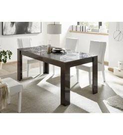MCA Linia Włoska Stół rozkładany MIRO 137 cm - 185 cm antracytowy