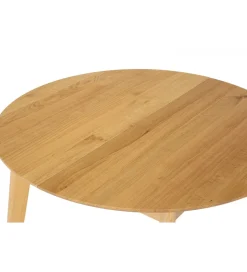 POLSKI DESIGN Stół rozkładany MONEZ 100 cm - 137 cm drewno dąb