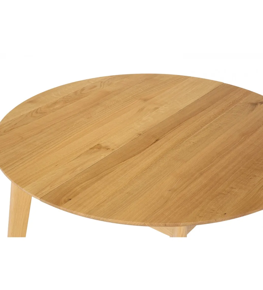 POLSKI DESIGN Stół rozkładany MONEZ 100 cm - 137 cm drewno dąb