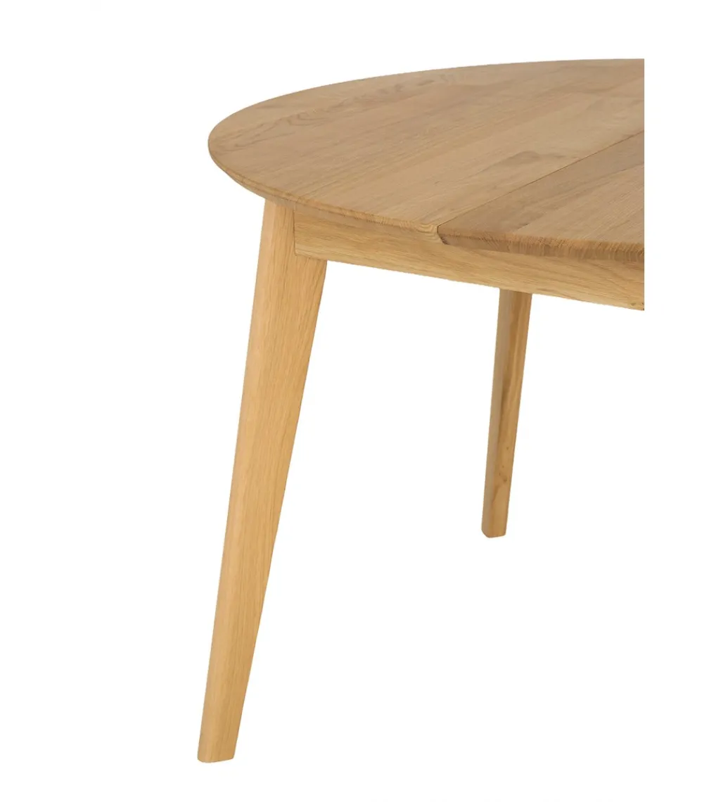 POLSKI DESIGN Stół rozkładany MONEZ 100 cm - 137 cm drewno dąb